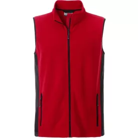 James & Nicholson Men's Workwear Fleece Vest