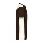 James&Nicholson póló Color Workwear 160 barna-homok-fehér