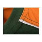 James&Nicholson póló Color Workwear 160 sötétzöld-narancs-fehér