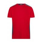 James&Nicholson póló Color Workwear 160 tengerkék-türkiz-fehér