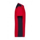 James&Nicholson póló Color Workwear 160 tengerkék-türkiz-fehér