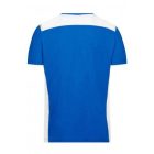 James&Nicholson póló Color Workwear 160 sötétzöld-narancs-fehér