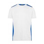 James&Nicholson póló Color Workwear 160 fehér-királykék