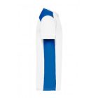 James&Nicholson póló Color Workwear 160 fehér-királykék