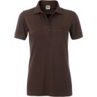 James & Nicholson Ladies Workwear Polo Pocket