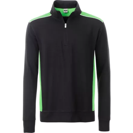 James & Nicholson Workwear Half Zip Sweat