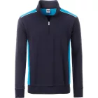 James & Nicholson Workwear Half Zip Sweat