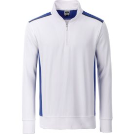 James & Nicholson Workwear Half Zip Sweat