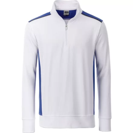 James & Nicholson Workwear Half Zip Sweat