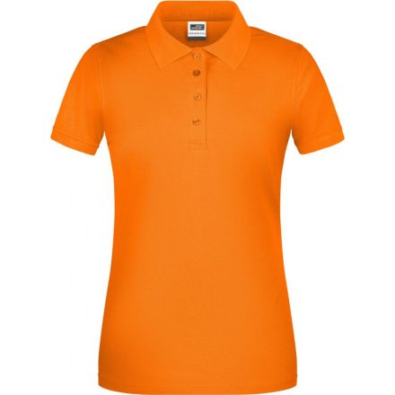 James&Nicholson galléros női póló Workwear 200 narancs