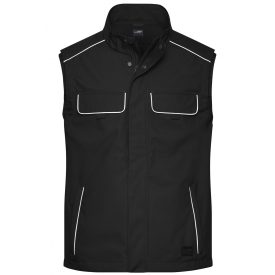 James&Nicholson softshell mellény Solid Light 250 fekete