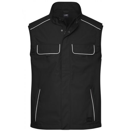 James&Nicholson softshell mellény Solid Light 250 fekete