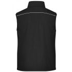 James&Nicholson softshell mellény Solid Light 250 fekete