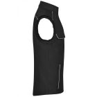 James&Nicholson softshell mellény Solid Light 250 fekete