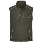 James&Nicholson softshell mellény Solid Light 250 olíva