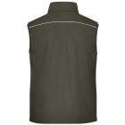 James&Nicholson softshell mellény Solid Light 250 olíva