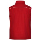 James&Nicholson softshell mellény Solid Light 250 piros