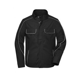 James&Nicholson softshell dzseki Solid Light 250 fekete