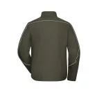 James&Nicholson softshell dzseki Solid Light 250 olíva