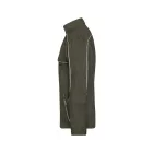 James&Nicholson softshell dzseki Solid Light 250 olíva