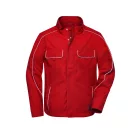 James&Nicholson softshell dzseki Solid Light 250 piros
