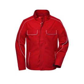 James&Nicholson softshell dzseki Solid Light 250 piros
