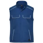 James&Nicholson softshell mellény Solid 320 sötét királykék