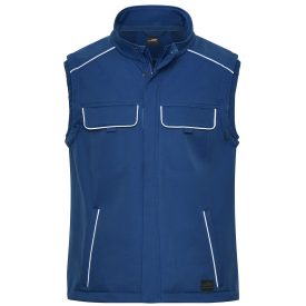   James&Nicholson softshell mellény Solid 320 sötét királykék