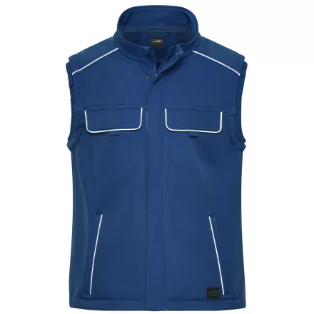 James&Nicholson softshell mellény Solid 320 sötét királykék