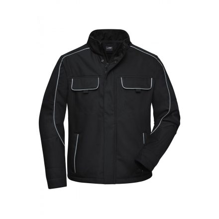 James&Nicholson softshell dzseki Solid 320 fekete