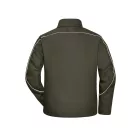 James&Nicholson softshell dzseki Solid 320 olíva