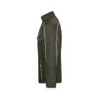 James&Nicholson softshell dzseki Solid 320 olíva