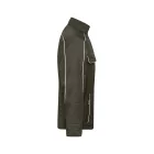 James&Nicholson softshell dzseki Solid 320 olíva