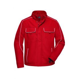 James&Nicholson softshell dzseki Solid 320 piros