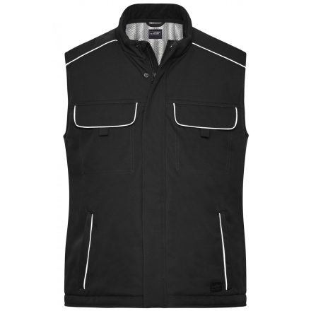 James&Nicholson softshell mellény Solid Winter fekete