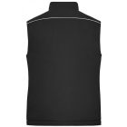 James&Nicholson softshell mellény Solid Winter fekete