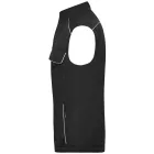 James&Nicholson softshell mellény Solid Winter fekete