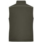 James&Nicholson softshell mellény Solid Winter olíva