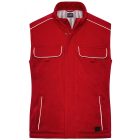 James&Nicholson softshell mellény Solid Winter piros