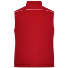 James&Nicholson softshell mellény Solid Winter piros