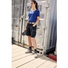 James&Nicholson póló Solid Workwear 160 sötét királykék-fehér