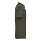 James&Nicholson póló Solid Workwear 160 oliva-fehér