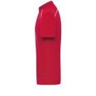 James&Nicholson galléros póló Solid 200 piros-fehér