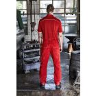 James&Nicholson galléros póló Solid 200 piros-fehér