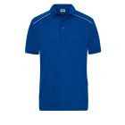 James&Nicholson galléros póló Solid 200 királykék-fehér