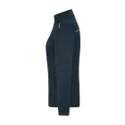 James&Nicholson női polár pulóver Solid Knitted 280 tengerkék-tengerkék