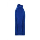 James&Nicholson polár pulóver Solid Knitted 280 melírozott sötét királykék-tengerkék