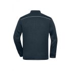 James&Nicholson polár pulóver Solid Knitted 280 tengerkék-tengerkék