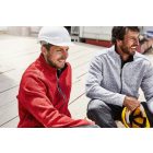 James&Nicholson polár pulóver Solid Knitted 280 melírozott piros-fekete