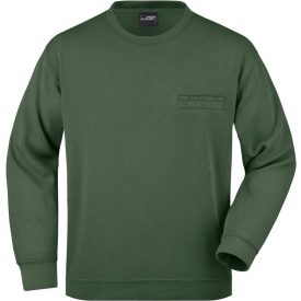 James & Nicholson Sweatshirt with Breastpocket